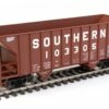Walthers MainLine 910-56620 100 Ton 2 Bay Hopper Southern Brown SOU 103305