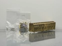 Precision Scale Co. HOn3 Scale 30' Stock Car Colorado & Southern C&S - Un-Painted Brass