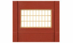 Woodland Scenics DPM 30173 HO Scale Dock Level Wall Sections - Steel Sash Windows 4-Pack
