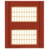 Woodland Scenics DPM 30174 HO Scale Two Story Wall Sections - Steel Sash Windows 4-Pack