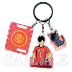 3 Charm Keychain Tetsuro Kuroo - Haikyu!!
