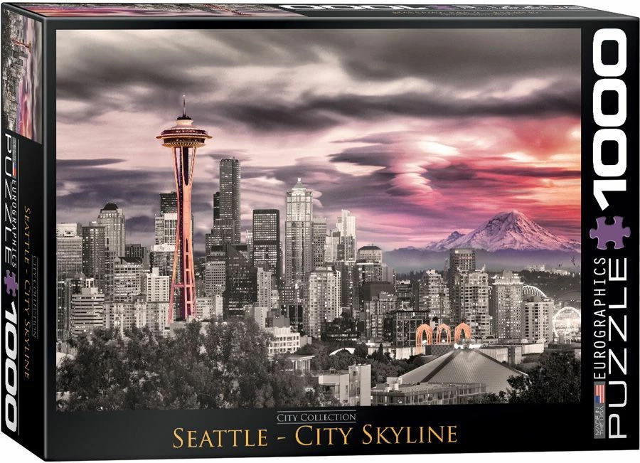 Seattle City Skyline 1000pc Puzzle 1 Seattle City Skyline 1000pc Puzzle
