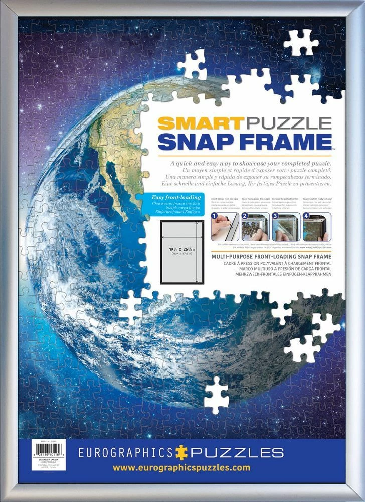 Smart Puzzle Snap Frame - Silver 1 Smart Puzzle Snap Frame - Silver