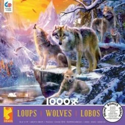 Winter Wolf Family 1000pc