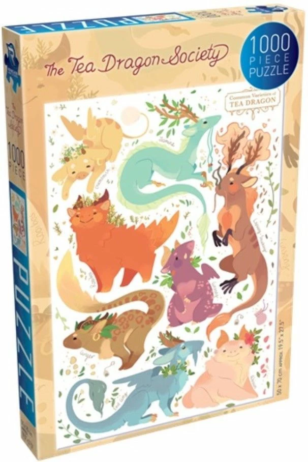 Tea Dragon Society #1 Common Tea Dragons 1000pc Puzzle 1 Tea Dragon Society #1 Common Tea Dragons 1000pc Puzzle