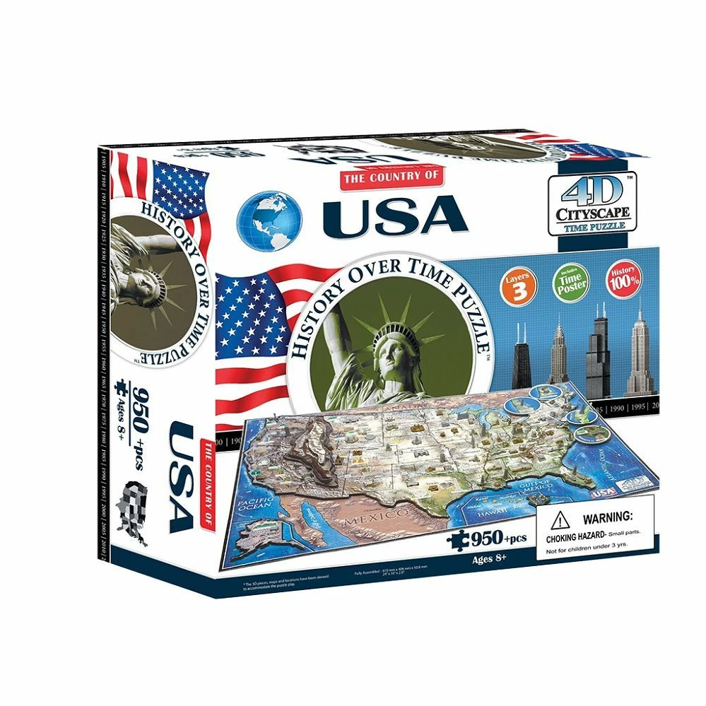 ASMODEE 4D Puzzle USA 1 ASMODEE 4D Puzzle USA