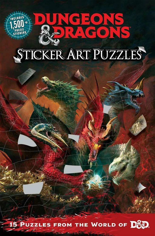 D&D Sticker Art Puzzles 1 D&D Sticker Art Puzzles
