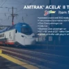 Bachmann Spectrum 01206 HO Scale Amtrak Acela II StarterTrain Set
