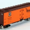 Accurail Accuready 94816 HO Scale 40' Wood Reefer Santa Fe "Scout" - NOS