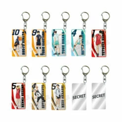 Acrylic Mirror Key Holder Suteki Haikyu!! 10Pack BOX