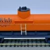 American Flyer 6-48405 S Gauge Single Dome Tank Car Shell SHPX 8681 (Orange 625) - NOS