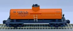 American Flyer 6-48405 S Gauge Single Dome Tank Car Shell SHPX 8681 (Orange 625) - NOS