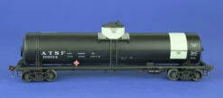 American Limited Models 1845 HO Scale GATC Welded Tank Car Santa Fe (White/Diesel) ATSF 101134