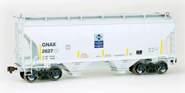 American Limited Models 2019 HO Scale Trinity 3281 2-Bay Covered Hopper "DJ Joseph" Holcim GNAX 2627 1 American Limited Models 2019 HO Scale Trinity 3281 2-Bay Covered Hopper "DJ Joseph" Holcim GNAX 2627