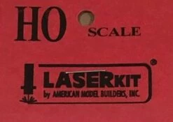 American Model Builders 363 HO Scale Etched Lavatory Window Diamond Pattern Branchine Coach