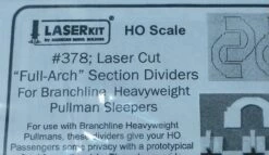 American Model Builders 378 HO Scale Partition Arches For Branchine Heavyweights(4 Pack)