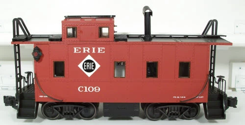 Aristo Craft 42137 G Scale Caboose Erie C109 - USED 1 Aristo Craft 42137 G Scale Caboose Erie C109 - USED