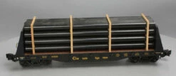 Aristo Craft 46409 G Gauge Bulkhead Flatcar Chessie System B&O 302520 - USED