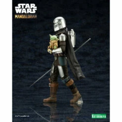 Kotobukiya ARTFX + Mandalorian & The Child (Grogu) With Beskar Armor Figure -Bandai Sales Store artfx mandalorian the child grogu with beskar armor figure 4