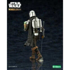 Kotobukiya ARTFX + Mandalorian & The Child (Grogu) With Beskar Armor Figure -Bandai Sales Store artfx mandalorian the child grogu with beskar armor figure 5