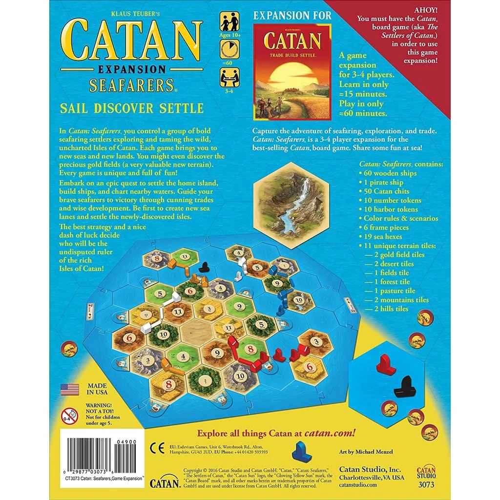 ASMODEE CATAN EXPANSION SEAFARERS** 4 ASMODEE CATAN EXPANSION SEAFARERS** - Image 4