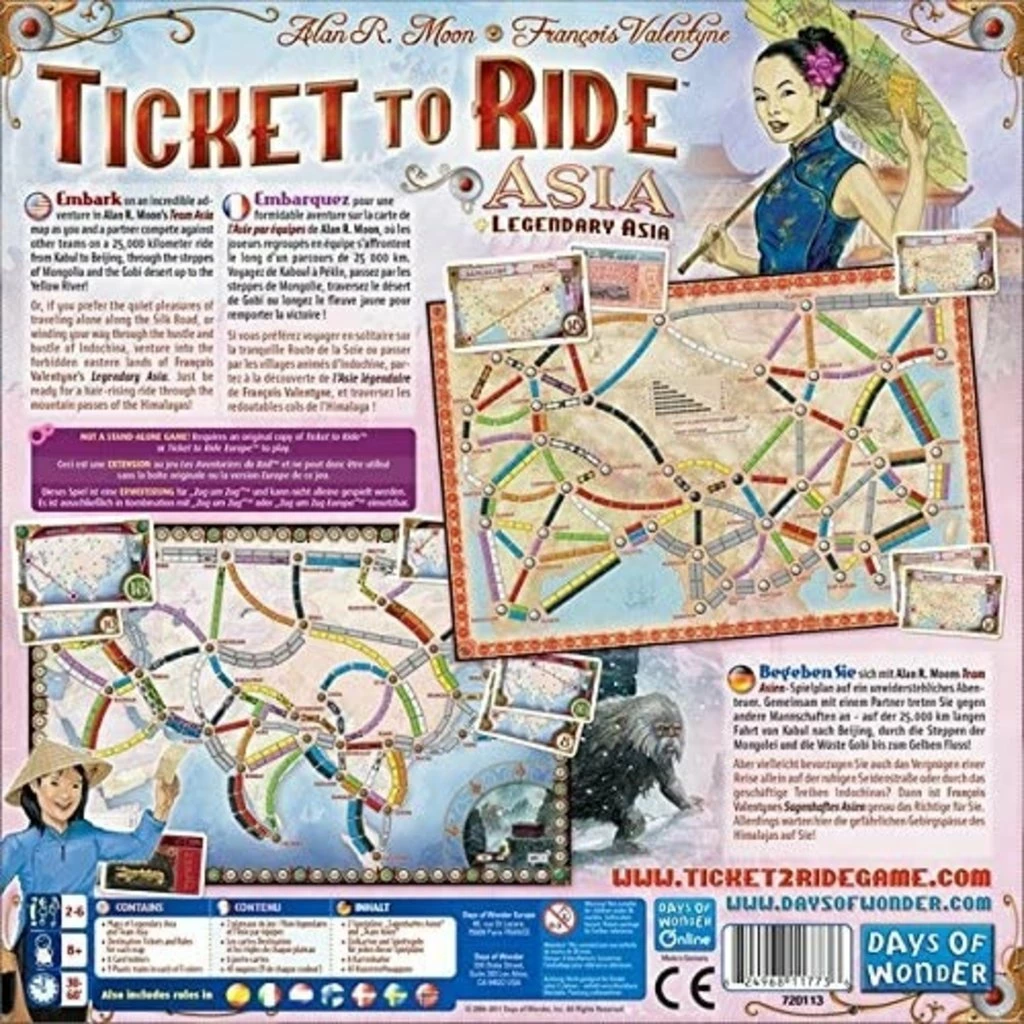 ASMODEE TICKET TO RIDE EUROPE 1 ASMODEE TICKET TO RIDE EUROPE
