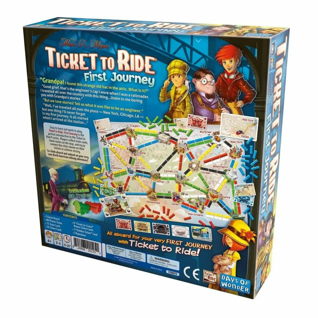 ASMODEE TICKET TO RIDE: FIRST JOURNEY 3 ASMODEE TICKET TO RIDE: FIRST JOURNEY - Image 3