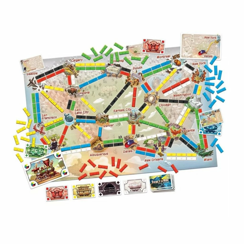 ASMODEE TICKET TO RIDE: FIRST JOURNEY 1 ASMODEE TICKET TO RIDE: FIRST JOURNEY