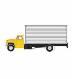 Athearn 10059 HO Scale Ford F-850 Box Truck - Yellow