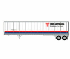 Athearn 13838 N Scale 45' Fruehauf Z-Van Trailer Transamerica TDSZ 550136