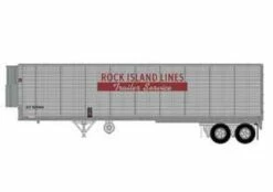 Athearn 16073 HO Scale 40' Fruehauf Z-Van Reefer Trailer Rock Island RIZ 507699