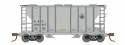 Athearn 17244 N Scale PS-2 2600 Covered Hopper Baltimore & Ohio B&O 600421