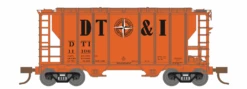 Athearn 17249 N Scale PS-2 2600 Covered Hopper Detroit Toledo & Ironton DT&I 11107