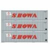 Athearn 17713 N Scale 40' Smooth Side Container SHOWA 3 Pack
