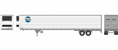 Athearn 17968 HO Scale 53' 3000R Utility Reefer Trailer Motor Cargo 52-0008 2 Athearn 17968 HO Scale 53' 3000R Utility Reefer Trailer Motor Cargo 52-0008 - Image 2