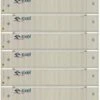 Athearn 18046 N Scale 53' CIMC Intermodal Container Exel EXLU 6 Pack #1