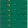 Athearn 18050 N Scale 53' CIMC Intermodal Container EMP EMHU 6 Pack #1