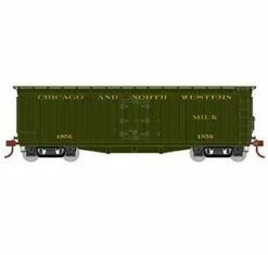 Athearn 24026 N Scale 40' Pfaudler Milk Car Chicago & North Western C&NW 1956