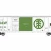 Athearn 24595 N Scale 50' FMC Combo Door Boxcar MD&W 10004
