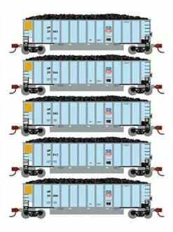 Athearn 25084 N Scale BethGon Coalporter Union Pacific UP 5 Pack #1