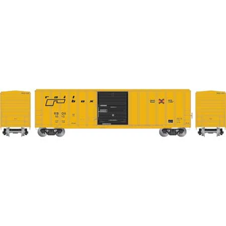 Athearn 25466 N Scale 50' FMC 5347 Boxcar Railbox "Small Logo"RBOX 1010 2 Athearn 25466 N Scale 50' FMC 5347 Boxcar Railbox "Small Logo"RBOX 1010 - Image 2
