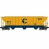 Athearn 27404 N Scale PS 4427 Covered Hopper Chessie System B&O 602901