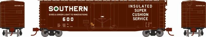Athearn 2841 N Scale 50' PS-1 Plug Door Boxcar Southern 600 2 Athearn 2841 N Scale 50' PS-1 Plug Door Boxcar Southern 600 - Image 2