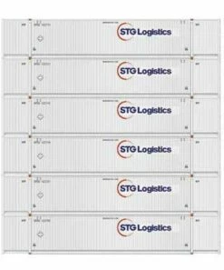 Athearn 28520 HO Scale 53' CIMC Intermodal Container STG Logistics XPOU 6 Pack #2