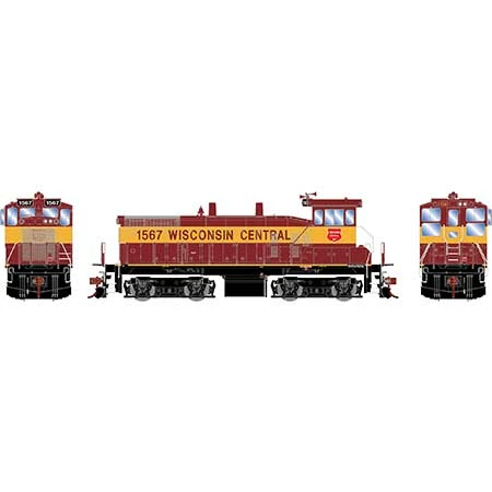 Athearn 28756 HO Scale EMD SW1500 Wisconsin Central WC 1567 DCC Sound 2 Athearn 28756 HO Scale EMD SW1500 Wisconsin Central WC 1567 DCC Sound - Image 2