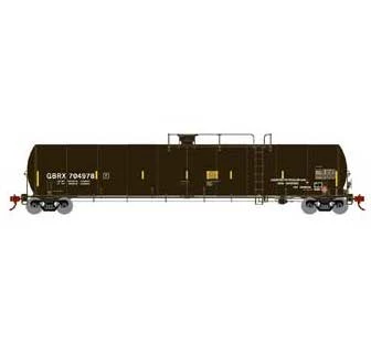 Athearn 3576 N Scale 33,900 Gallon Tank Car GBRX 704978 1 Athearn 3576 N Scale 33,900 Gallon Tank Car GBRX 704978