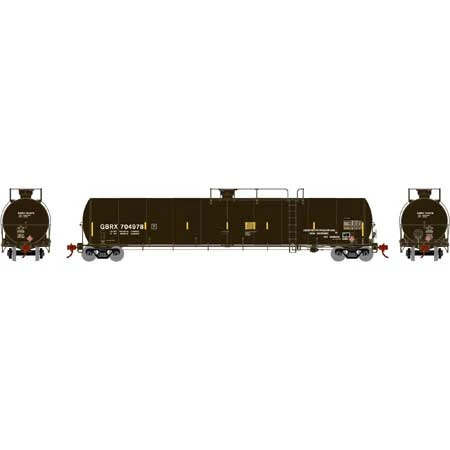 Athearn 3576 N Scale 33,900 Gallon Tank Car GBRX 704978 2 Athearn 3576 N Scale 33,900 Gallon Tank Car GBRX 704978 - Image 2