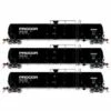 Athearn 3583 N Scale 33,900 Gallon Tank Car Procor "Late" PROX 3 Pack #1