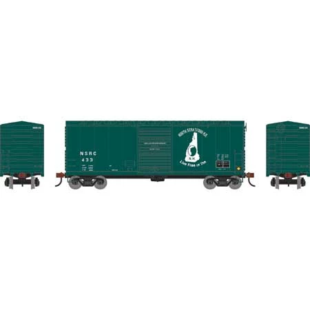 Athearn 67743 HO Scale RTR 40' Modernized Boxcar North Stratford Railroad NSRC 433 2 Athearn 67743 HO Scale RTR 40' Modernized Boxcar North Stratford Railroad NSRC 433 - Image 2