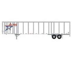Athearn 72825 HO Scale 53' Wabash Duraplate Trailer Alpis F38390